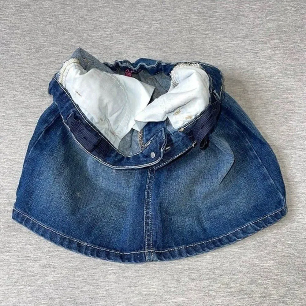 The Children’s Place Girl's Adjustable Waist Denim Skirt